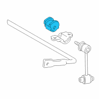 OEM 2002 Lexus SC430 Bush, Stabilizer, Rear Diagram - 48818-53030