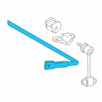 OEM 2004 Lexus SC430 Bar, Stabilizer, Rear Diagram - 48812-24110