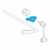 OEM Lexus GS430 Bracket, Stabilizer(For Rear) Diagram - 48832-30050