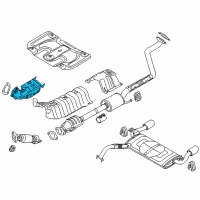 OEM 2017 Kia Forte5 Catalyst Case Assembly Diagram - 285302BTB0