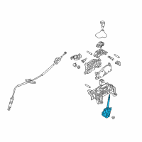 OEM Hyundai Ioniq Lever-Gear Shift Diagram - 46710-F2130