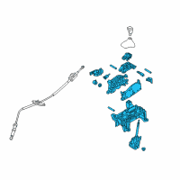 OEM 2018 Hyundai Elantra GT Lever Assembly-Automatic Transmission Diagram - 46700-G3210