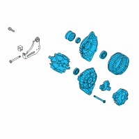 OEM Kia Soul Reman Alternator Diagram - 373002B970RU