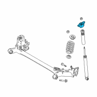 OEM Toyota Yaris Shock Mount Diagram - 48755-WB001