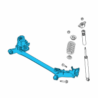 OEM 2018 Toyota Yaris iA Axle Beam Diagram - 42110-WB007