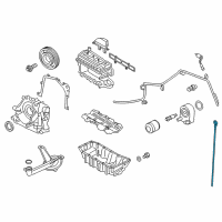 OEM 2014 Ford Fiesta Dipstick Diagram - BM5Z-6750-C