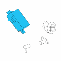 OEM 2010 Ford Edge Module Diagram - 7T4Z-15K866-A