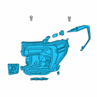 OEM 2020 GMC Sierra 1500 Composite Assembly Diagram - 84772473