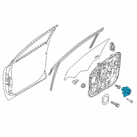 OEM 2016 Kia Sorento Motor Assembly-Front Power Diagram - 82450C5120