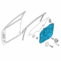 OEM 2019 Kia Sorento Panel Assembly-Front Door Diagram - 82481C6000