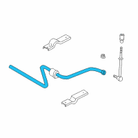 OEM 2000 Chrysler LHS Bar-Rear Suspension Diagram - 4581081AB