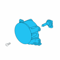 OEM Foglight, Front Right Diagram - 33900-T5R-A01