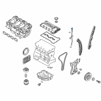 OEM Kia Sportage Oil Level Gauge Rod Assembly Diagram - 266112G020