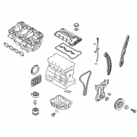 OEM Kia Rondo Oil Level Gauge Rod Assembly Diagram - 266112G020