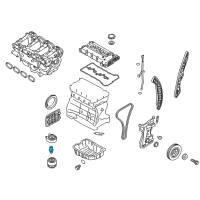 OEM Hyundai Veloster N Fix Bolt-Oil Cooler Diagram - 26420-25400