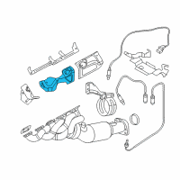 OEM 2008 BMW M5 Protective Cover Front Diagram - 18-40-7-835-473