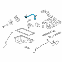 OEM 2004 Mercury Marauder Oil Pick-Up Diagram - 3W7Z-6622-B