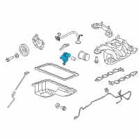 OEM 1996 Mercury Grand Marquis Adapter Diagram - 9W7Z-6881-E