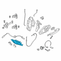 OEM 2020 Toyota GR Supra Handle, Inside Diagram - 69270-WAA01