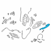 OEM 2022 Toyota GR Supra Handle, Outside Diagram - 69210-WAA28