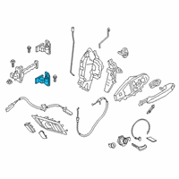 OEM 2020 Toyota GR Supra Lower Hinge Diagram - 68730-WAA01