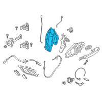 OEM 2021 Toyota GR Supra Lock Diagram - 69040-WAA05