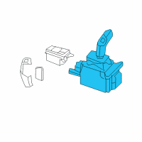 OEM BMW X6 Gear Selector Switch Diagram - 61-31-6-832-383