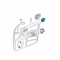 OEM Dodge Neon Switch-Door Lock Diagram - 4793579AB