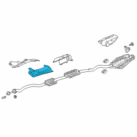 OEM 2017 Cadillac CT6 Heat Shield Diagram - 23394152