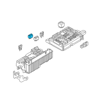 OEM 2013 BMW X5 Light switch relay Diagram - 61-31-6-919-113