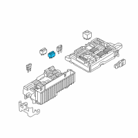 OEM 2012 BMW X5 Relay W/ Changeover Function, Green Diagram - 61-36-6-980-177