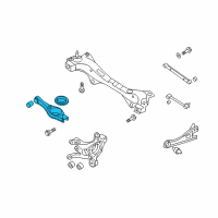 OEM 2010 Kia Optima Arm Complete-Rear Suspension Diagram - 552102G200