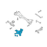 OEM 2010 Kia Optima Carrier Assembly-Rear Axle Diagram - 527102G011