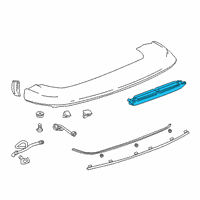 OEM 2019 Chevrolet Traverse High Mount Lamp Diagram - 84320729