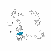 OEM 2007 Hyundai Azera Air Cleaner Element Diagram - 28113-3K200