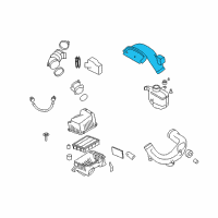 OEM 2008 Hyundai Azera Duct-Air "A" Diagram - 28210-3L100