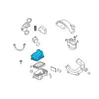 OEM 2008 Hyundai Azera Cover-Air Cleaner Diagram - 28111-3L100