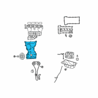 OEM Jeep Patriot Cover-Timing Case Diagram - 4884466AF