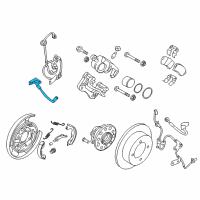 OEM 2014 Hyundai Azera Hose-Brake Front, LH Diagram - 58731-3V500