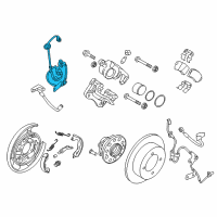 OEM Hyundai Azera Sensor Assembly-Abs Real Wheel , RH Diagram - 59930-3V001