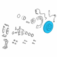 OEM 2022 Chevrolet Spark Rotor Diagram - 13584674