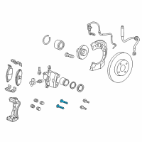 OEM 2019 Chevrolet Spark Guide Pin Diagram - 13578756