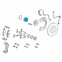 OEM 2022 Chevrolet Spark Front Wheel Hub Diagram - 13584680