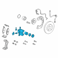 OEM 2022 Chevrolet Spark Caliper Diagram - 13591421