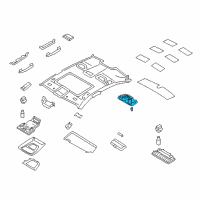 OEM BMW 535i Interior Light, Adjustable Diagram - 63-31-9-321-572