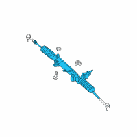 OEM Dodge Durango Rack And Pinion Complete Unit Diagram - 5154729AF