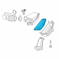 OEM Chevrolet Caprice Filter Element Diagram - 92066873