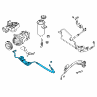 OEM 2012 BMW X5 2Nd Part Adaptive Drive Expansion Hose Diagram - 32-41-6-787-045