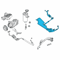 OEM 2012 BMW X5 Combination Return Pipe Diagram - 32-41-6-787-038