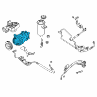 OEM BMW X5 Tandem Pump Diagram - 32-41-6-787-349